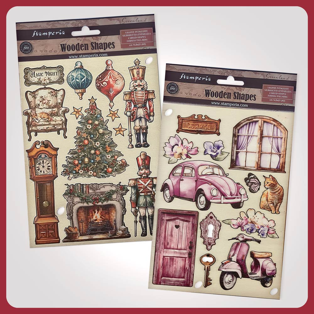 Stamperia > Wooden Embellishments