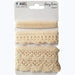 49 AND MARKET CROCHET RIBBON 1METRE CREAM - LT-89173