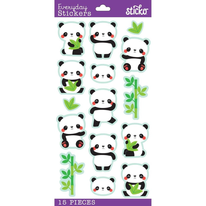 STICKO STICKERS ROLLY POLLY PANDA - 52-38112