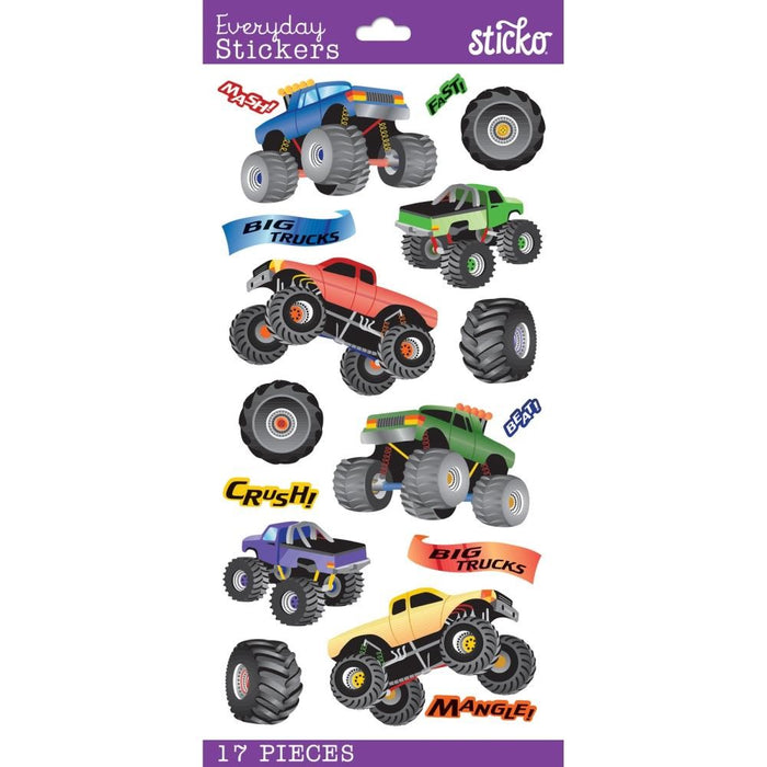 STICKO STICKERS BIG TRUCKS - 52-38119