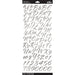 STICKO STICKERS ALPHA SILVER FUTURA - 52-38159
