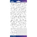 STICKO STICKERS ALPHA MEDIUM SILVER - 52-90337