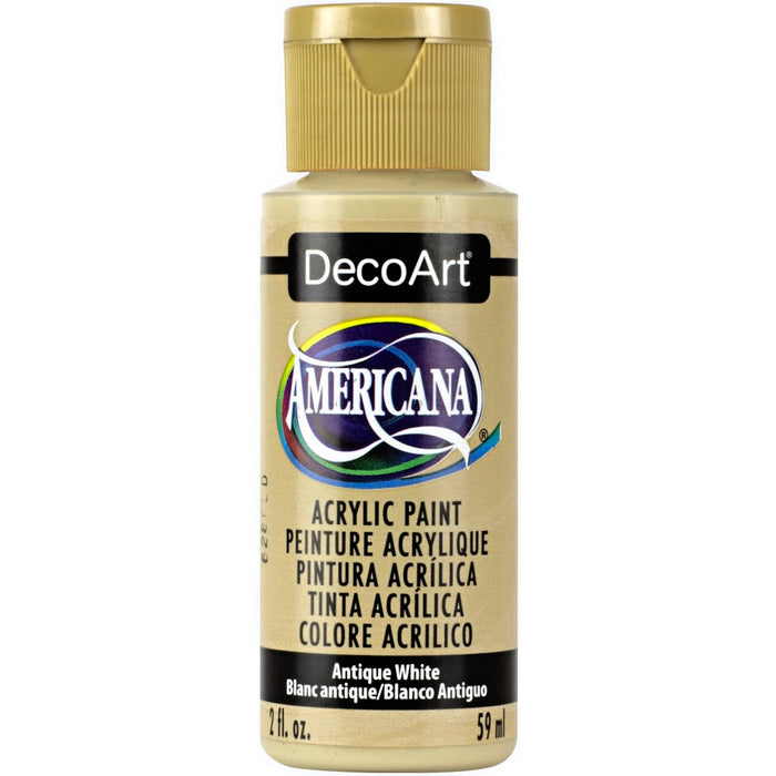 DECOART AMERICANA ACRYLIC PAINT 2OZ - ANTIQUE WHITE - DA058