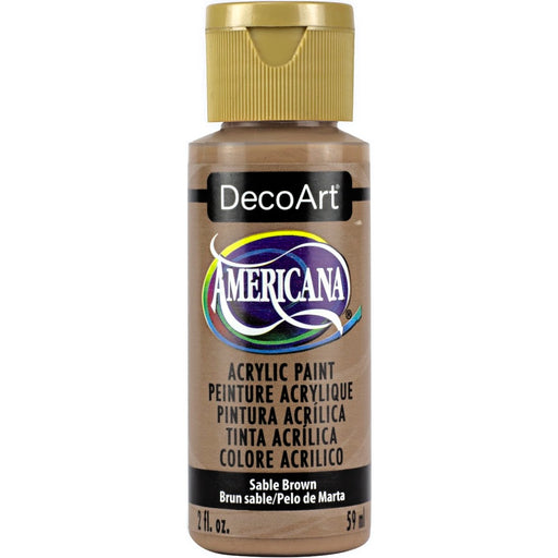 DECOART AMERICANA ACRYLIC PAINT 2OZ -SABLE BROWN- DA061