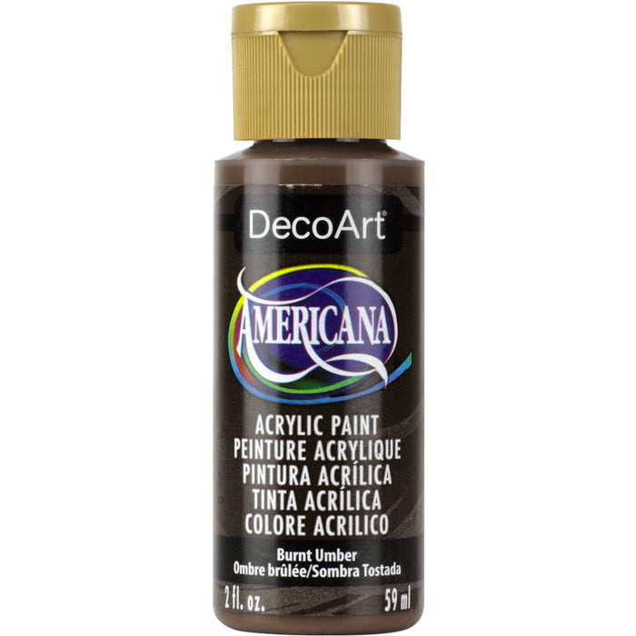 DECOART AMERICANA ACRYLIC PAINT  BURNT UMBER - DA064