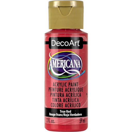 DECOART AMERICANA ACRYLIC PAINT  TRUE RED- DA129