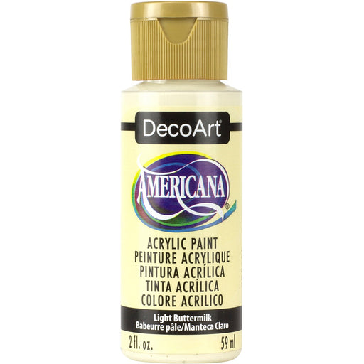 DECOART AMERICANA ACRYLIC PAINT 2OZ - LIGHT BUTERMILK -DA164