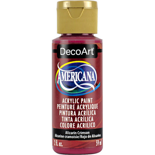 DECOART AMERICANA ACRYLIC PAINT 2OZ - ALIZARIN CRIMS0N -DA179