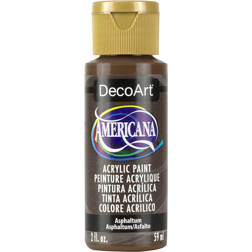 DECOART AMERICANA ACRYLIC PAINT 2OZ - ASPHALTUM -DA180