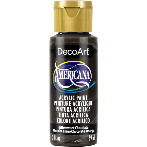 DECOART AMERICANA ACRYLIC PAINT 2OZ - BITTER CHOCOLATE -DA195