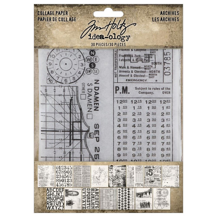 TIM HOLTZ COLLECTION COLLAGE PAPER ARCHIVES - TH94366