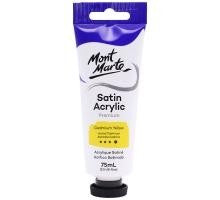 MM SATIN ACRYLIC 75ML - CADMIUM YELLOW - PMSA7504