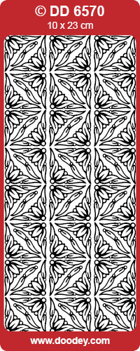 CRAFT STICKER CORNERS SAMANTHA SILVER - DD6570S