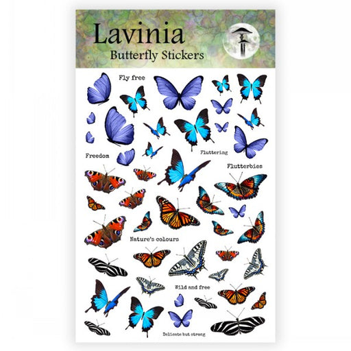 LAVINIA STAMPS BUTTERFLY STICKER  (Pre order now shipping Mid December 2024)- LST001