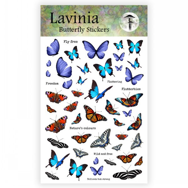 LAVINIA STAMPS BUTTERFLY STICKER  (Pre order now shipping Mid December 2024)- LST001