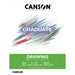 CANSON 30 SHEETS -DRAW PAD GRAD SERIES -C31250P036