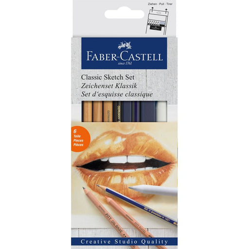 FABER - CASTELL STUDIO MIXED MEDIA CLASSIC SKETCH SET -18-114004