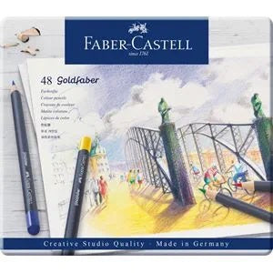 FABER - CASTELL STUDIO GOLDFABER COLOUR PENCIL  ASS PK48- 18-114748