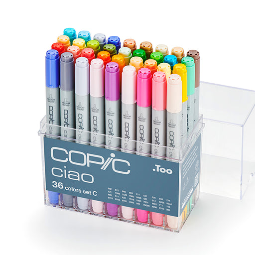 COPIC CIAO 36 COLOUR SET C - CCS36C