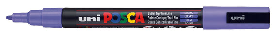 POSCA PAINT MARKER PC3M BULLET SHAPED LILAC - PC3ML