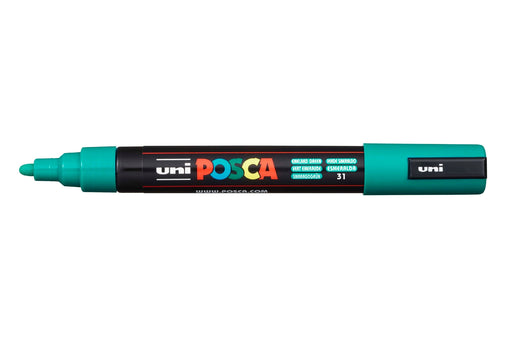 POSCA PAINT MARKER PC5M BULLET EMERALD GREEN - PC5MEG