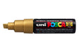 POSCA PAINT MARKER PC8K CHISEL GOLD - PC8KGO