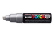 POSCA PAINT MARKER PC8K CHISEL SILVER - PC8KSL