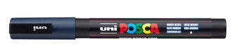 POSCA PAINT MARKER PC3M BULLET SHAPED NAVY BLUE - PC3MNAVY