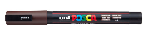 POSCA PAINT MARKER PC3M BULLET SHAPED DARK BROWN - PC3MDB