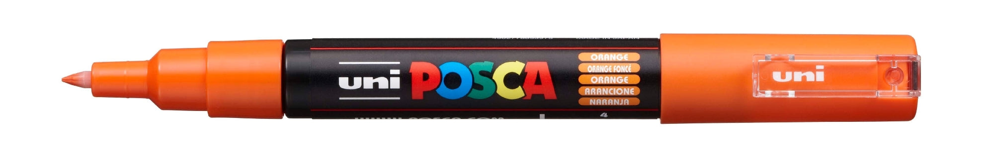 POSCA PAINT MARKER PC1M BULLET SHAPED ORANGE - PC1MO