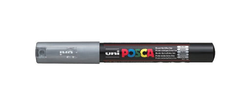 POSCA PAINT MARKER PC1M BULLET SHAPED SILVER - PC1MS