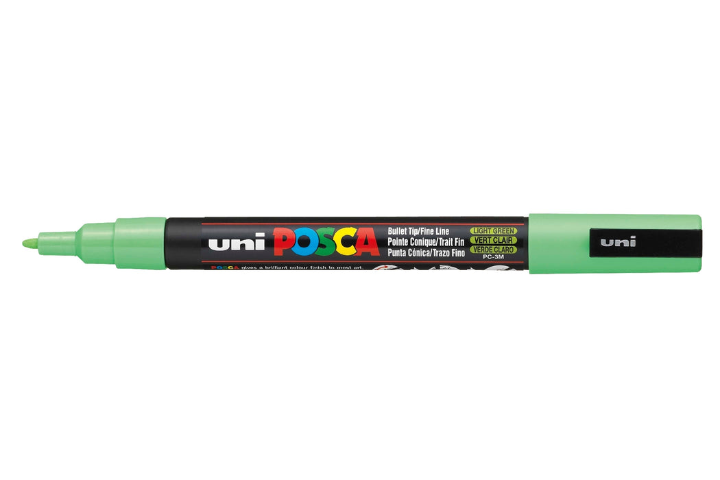 POSCA PAINT MARKER PC3M BULLET SHAPED LIGHT GREEN - PC3MLG