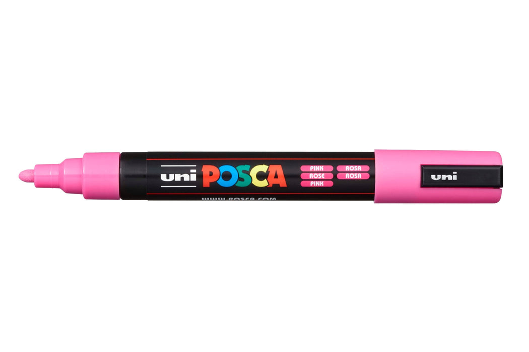 POSCA PAINT MARKER PC5M BULLET SHAPED PINK - PC5MP