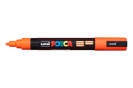 POSCA PAINT MARKER PC5M BULLET SHAPED ORANGE - PC5MO