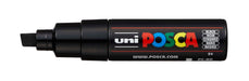 POSCA PAINT MARKER PC8K CHISEL BLACK - PC8KB