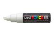 POSCA PAINT MARKER PC8K CHISEL WHITE - PC8KW