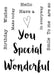 WOODWARE CLEAR SINGLES CELEBRATING YOU 4 IN X 6 IN STAMP - FRS630