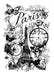 WOODWARE CLEAR SINGLES PARIS COLLAGE - FRS638