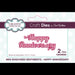 SUE WILSON MINI SHADOWED SENTIMENTS HAPPY ANNIVERSARY - CEDSS004