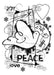 WOODWARE CLEAR STAMPS WORLD PEACE - FRS769