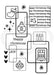 WOODWARE CLEAR STAMPS CHRISTMAS SQUARES - FRS773