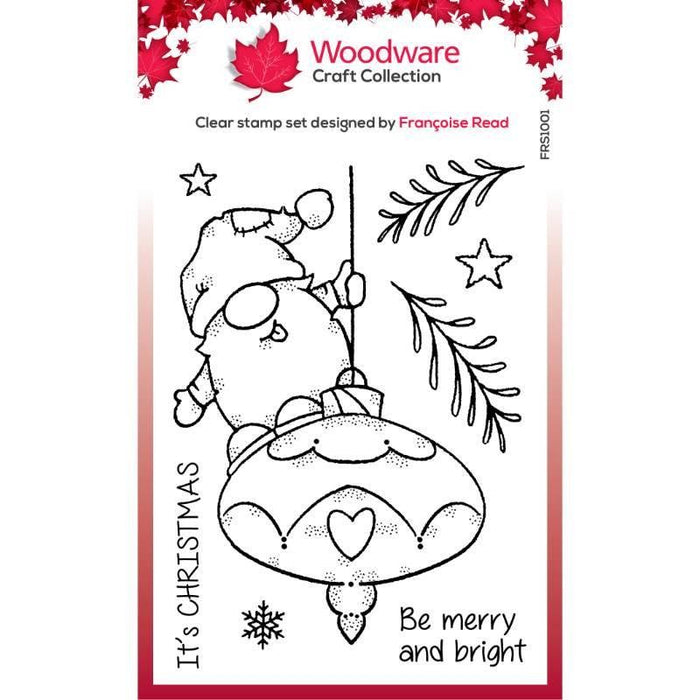 WOODWARE CLEAR STAMP 4 X 6 IN FUNTIME GNOME - FRS1001