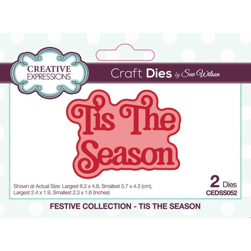 SUE WILSON CRAFT DIE TIS THE SEASON - CEDSS052