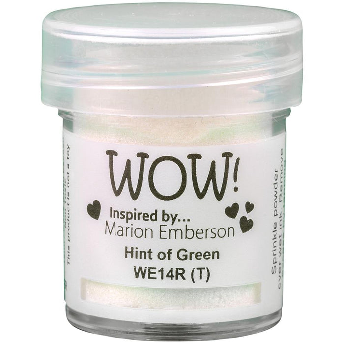 WOW! EMBOSSING POWDER HINT OF GREEN -WE14R