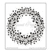 SWEET POPPY STENCIL MISTLETOE WREATH - SP2-125