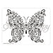 SWEET POPPY STENCIL BUTTERFLY FANCY - SP1-173