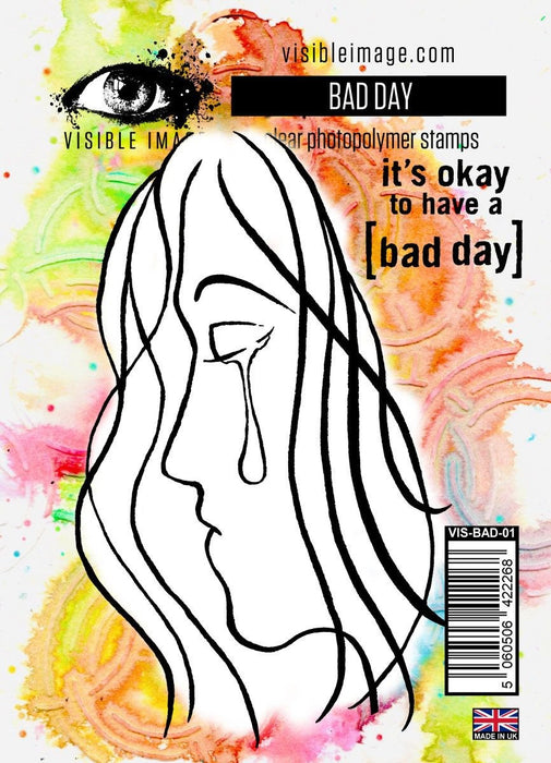 VISIBLE IMAGE PHOTOPOLYMER STAMP BAD DAY - VIS-BAD-01