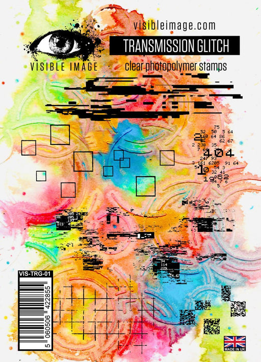 VISIBLE IMAGE PHOTOPOLYMER STAMPS TRANSMISSION GLITCH - VIS-TRG-01