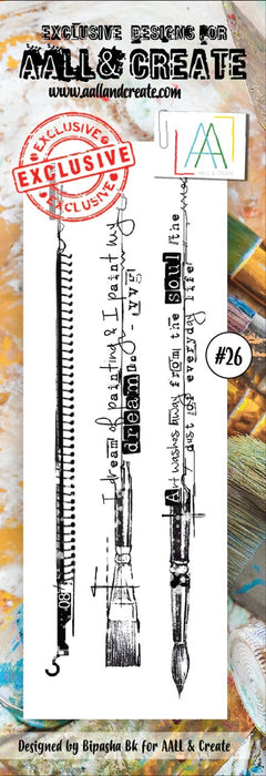 AALL & CREATE BORDER CLEAR STAMP #26 - #26