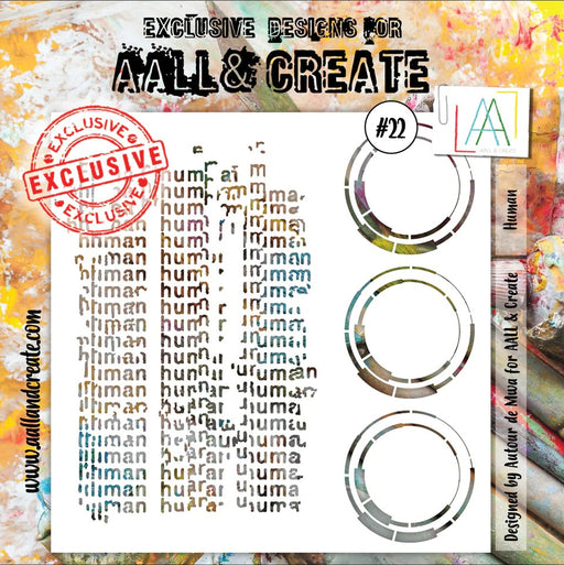 AALL & CREATE STENCIL 6 X 6 #22 - S22